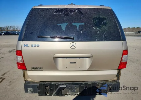 2002 Mercedes-Benz Ml 320 из США, поврежденный, VIN 4JGAB54E92A356652